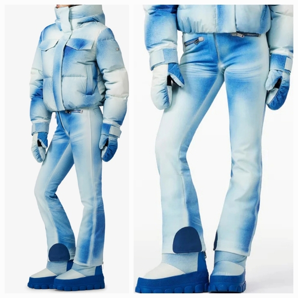 Goldbergh Blanchi Ski Pants Denim Jeans Blue Ciel Goldbergh Blue Ski Pants - Picture 5 of 16